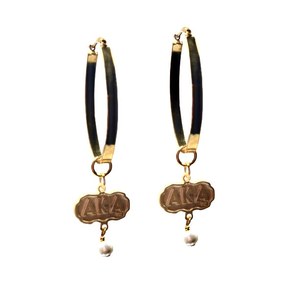 AKA Glossy Earring AKA Earrings Cerese D, Inc. Gold