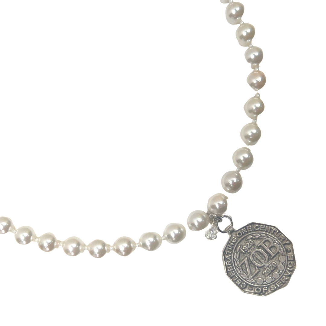Zeta Classic Pearl 10 Necklace Zeta Necklace Cerese D Jewelry Centennial
