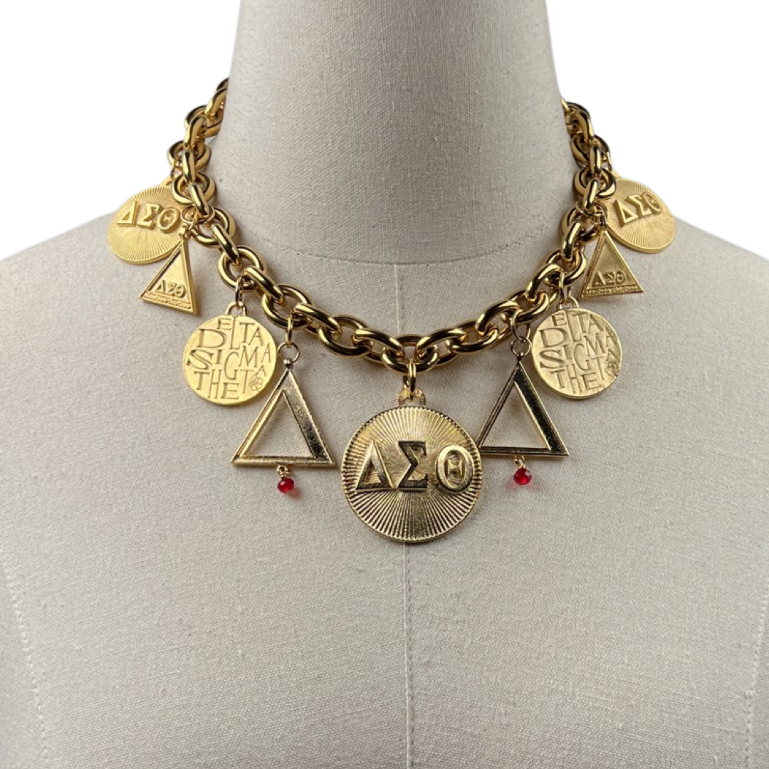 Delta Memorable Necklace DELTA Necklaces Cerese D, Inc. Gold