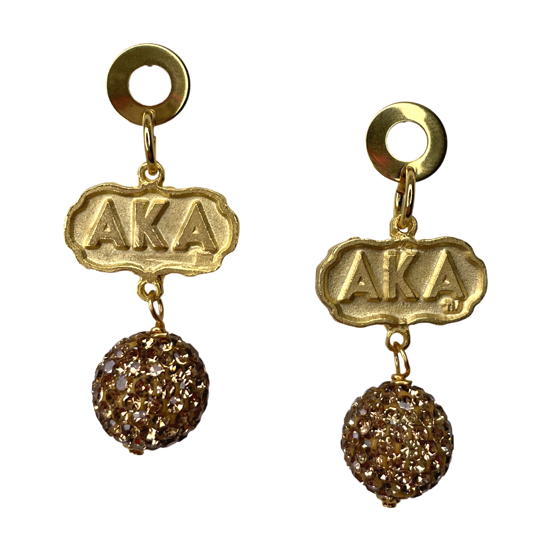 AKA Strong Earring AKA Earrings Cerese D, Inc. Gold