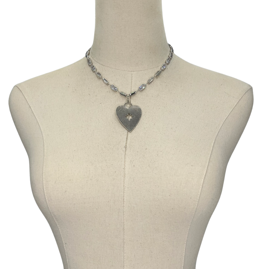 Livingston Necklace OOAK Cerese D, Inc. Opt. B - Heart