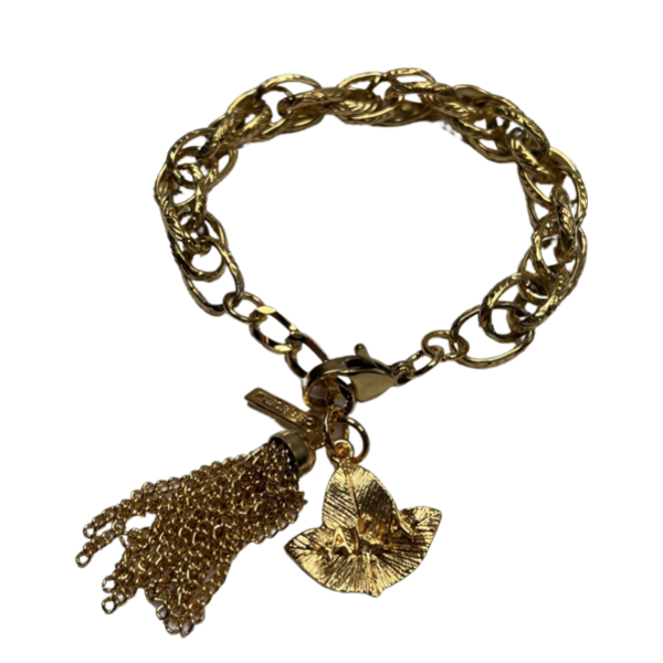 AKA Classic Rope Bracelet AKA Bracelets Cerese D, Inc. Leaf Gold