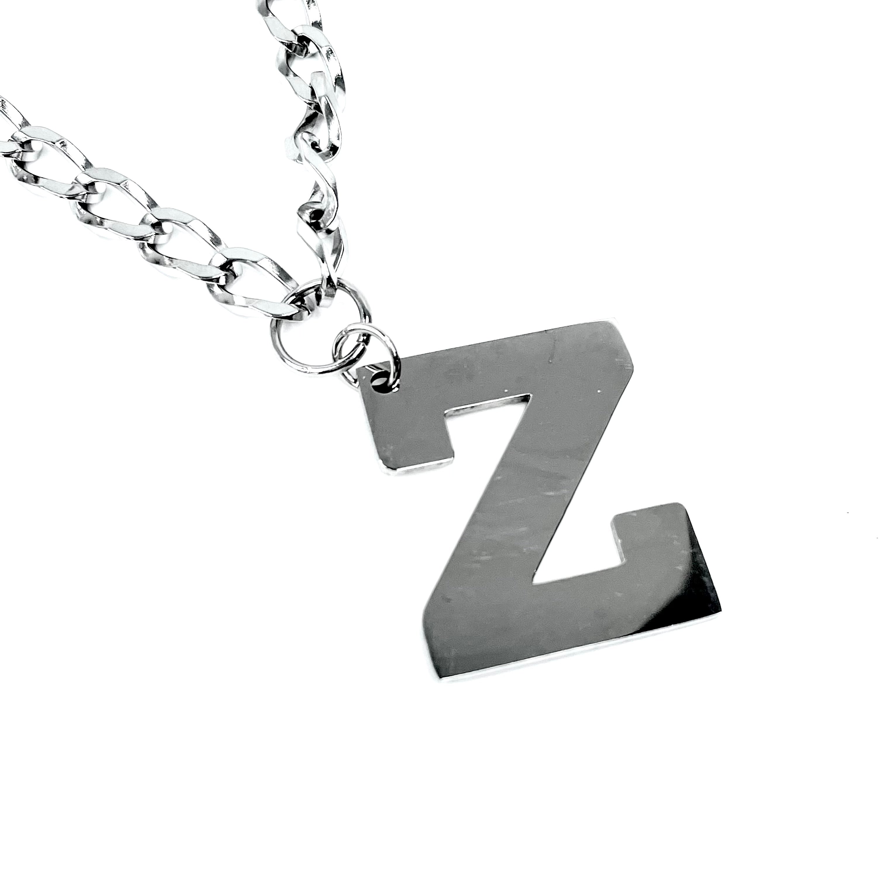 Lettering Legend Necklace Necklaces Cerese D, Inc. Silver Z