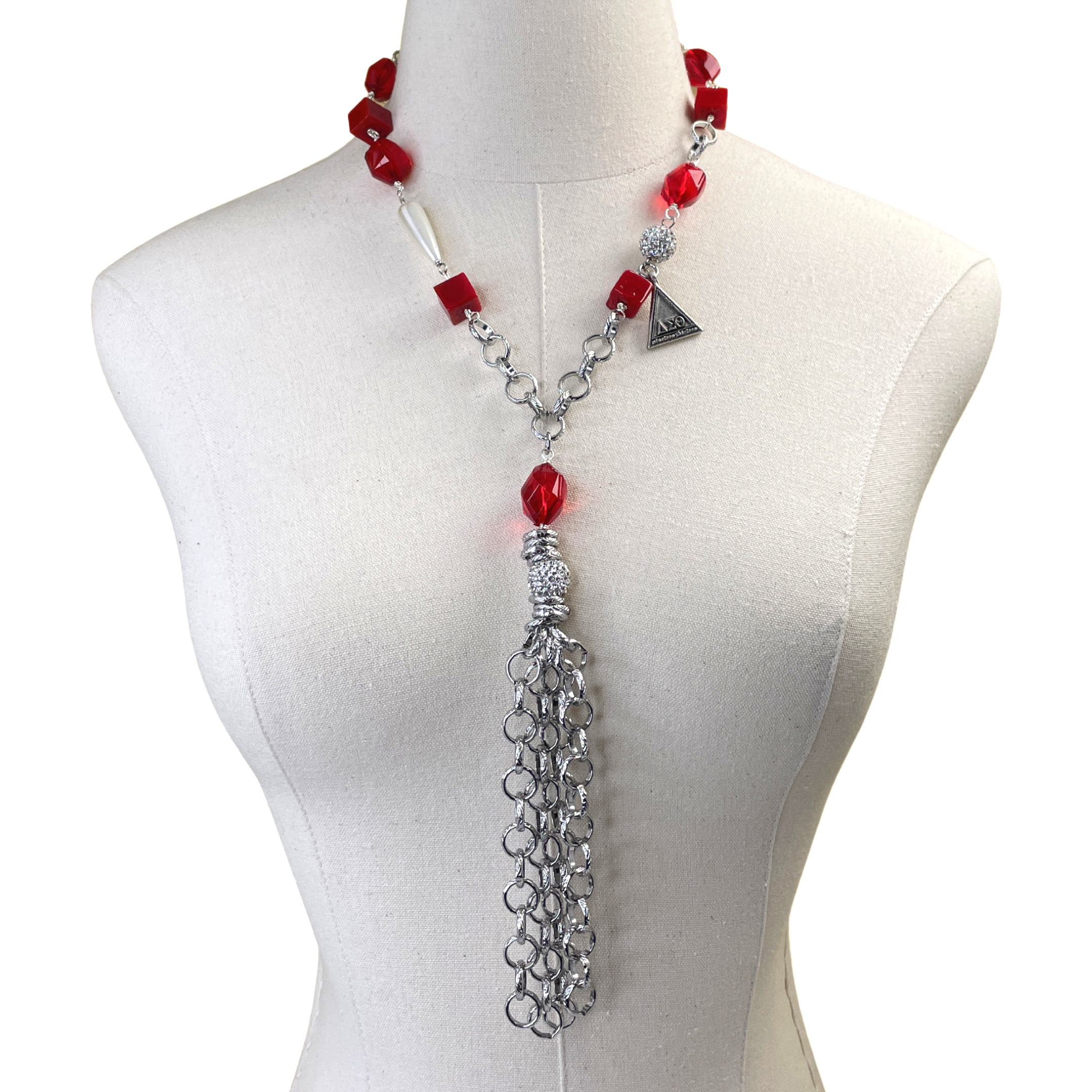 Delta Big Top Necklace DELTA Necklaces Cerese D, Inc. Silver
