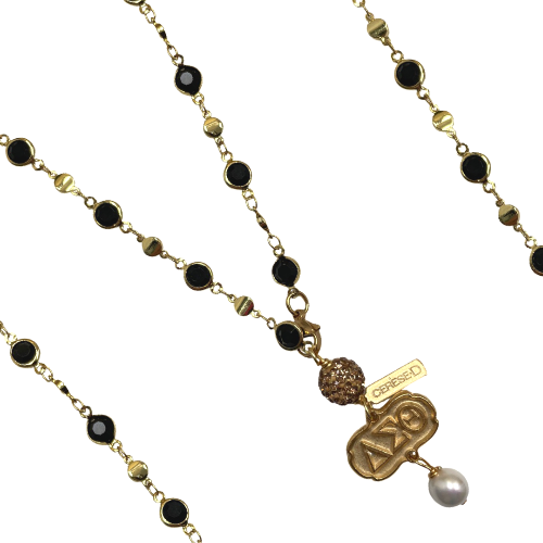 DST AOML Dainty Necklace DELTA Necklaces Cerese D Jewelry Option B