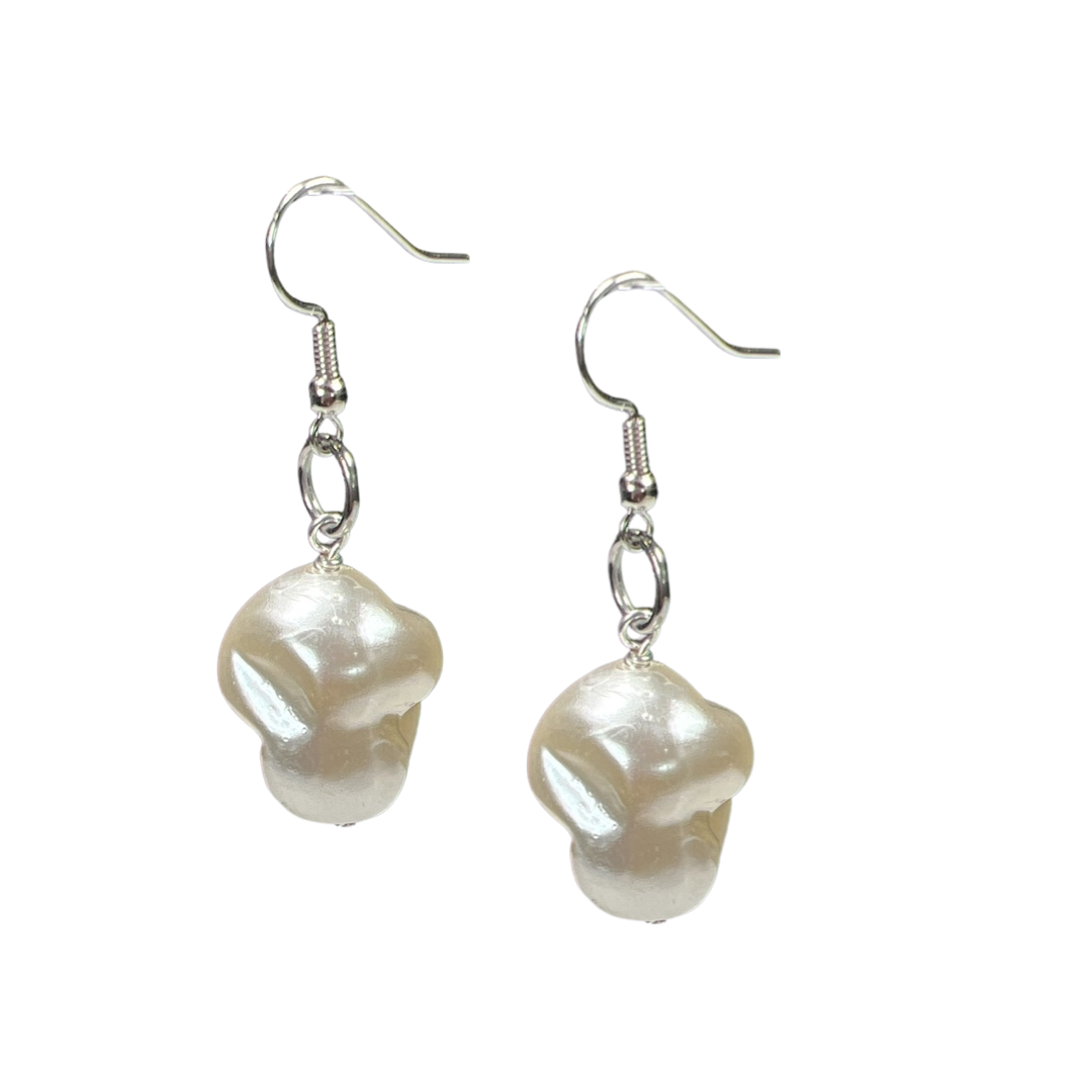 Pillow Earring Earrings Cerese D, Inc. Silver