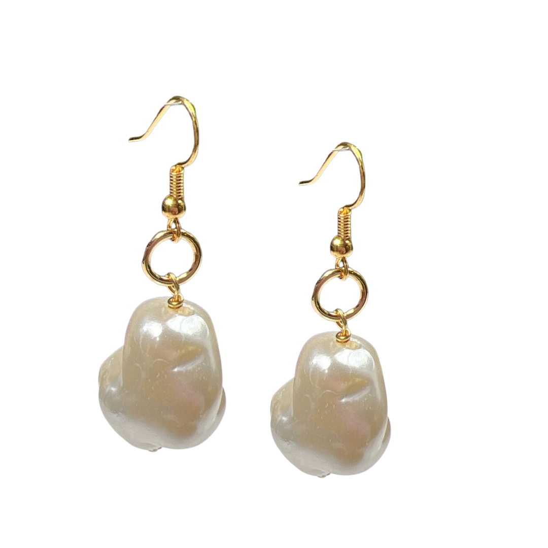 Pillow Earring Earrings Cerese D, Inc. Gold