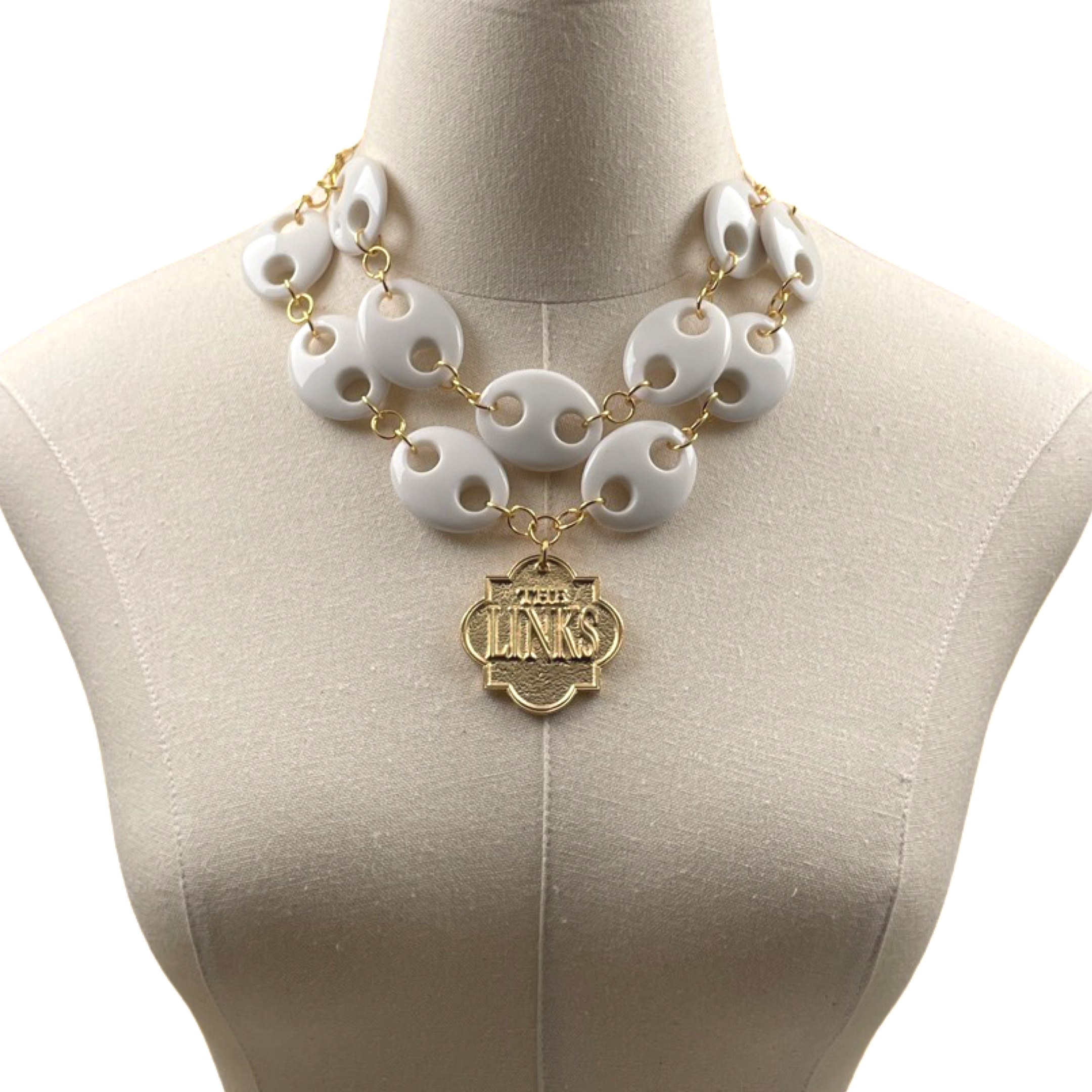 C15179 Links LINKS Necklaces Cerese D, Inc. Gold