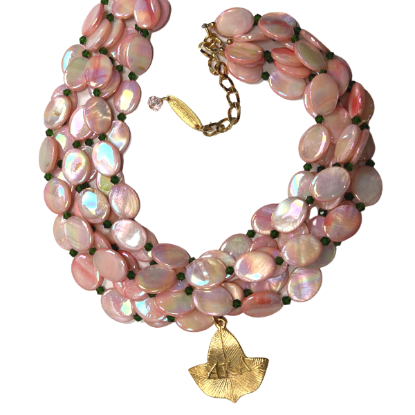 AKA Pink Tea Necklace AKA Necklaces Cerese D, Inc.