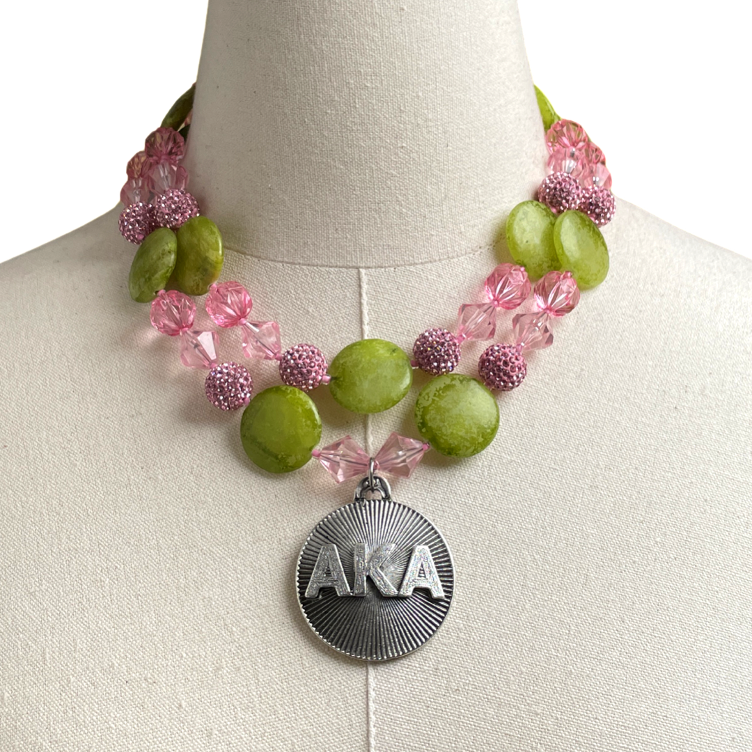 AKA Green Plum Necklace AKA Necklaces Cerese D, Inc.