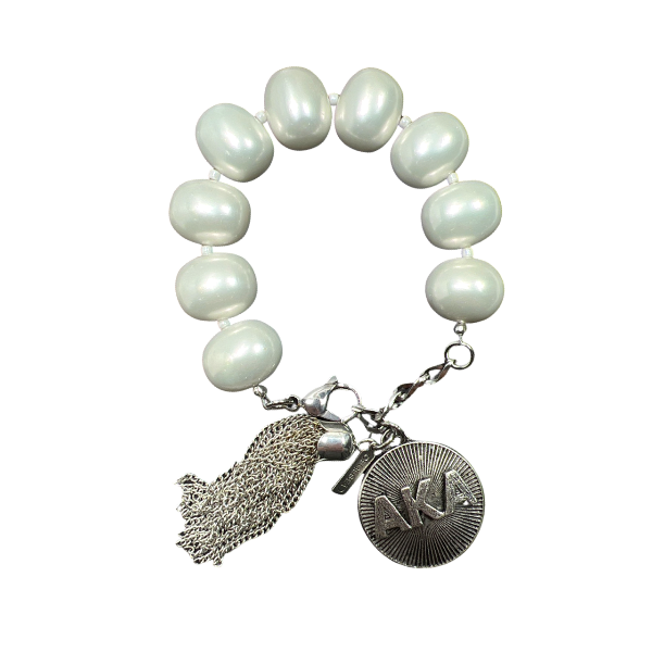 AKA Classic Pearl Bracelet AKA Bracelets Cerese D Jewelry Silver Radiant