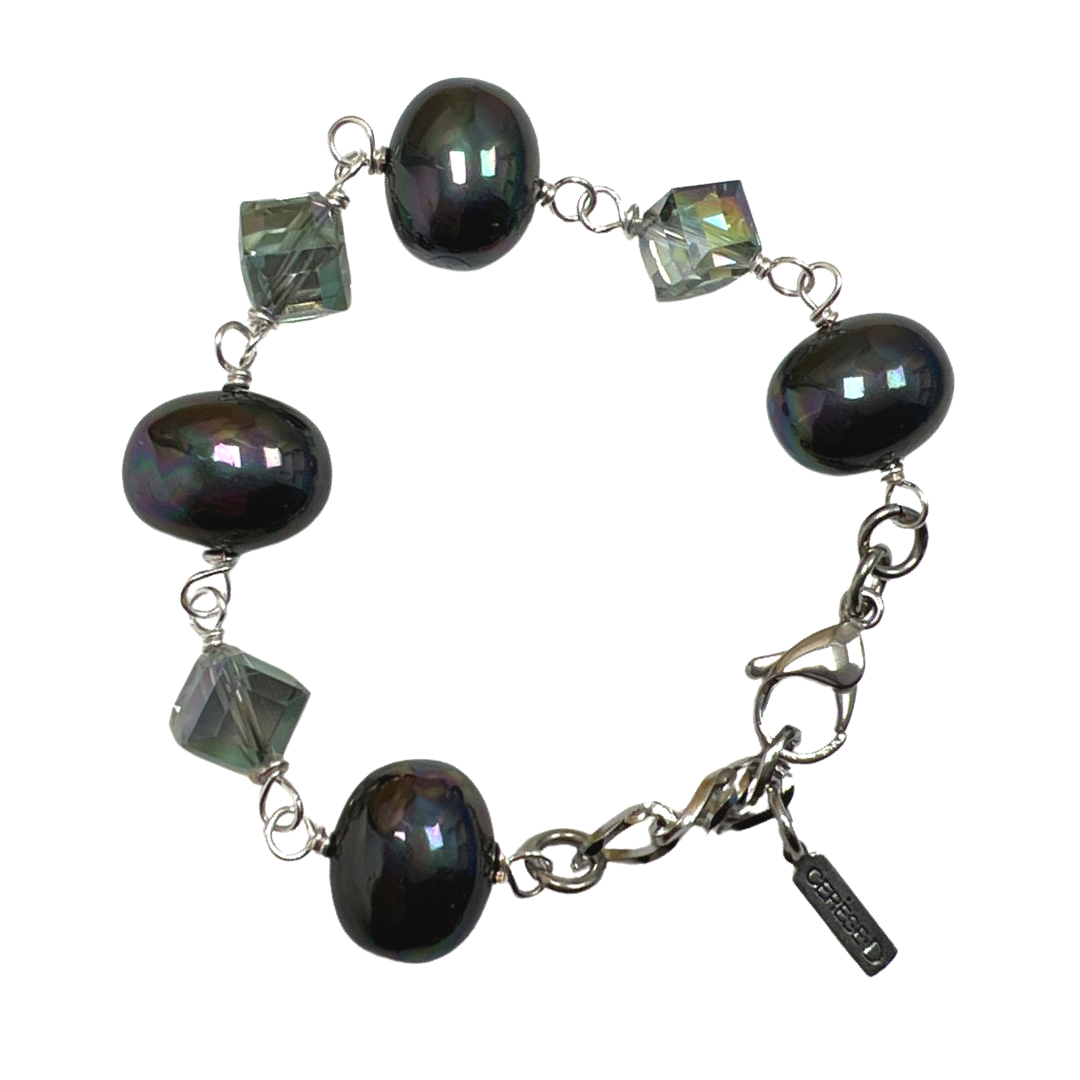 Ravishing Pearl Bracelets Bracelets Cerese D, Inc. Option B