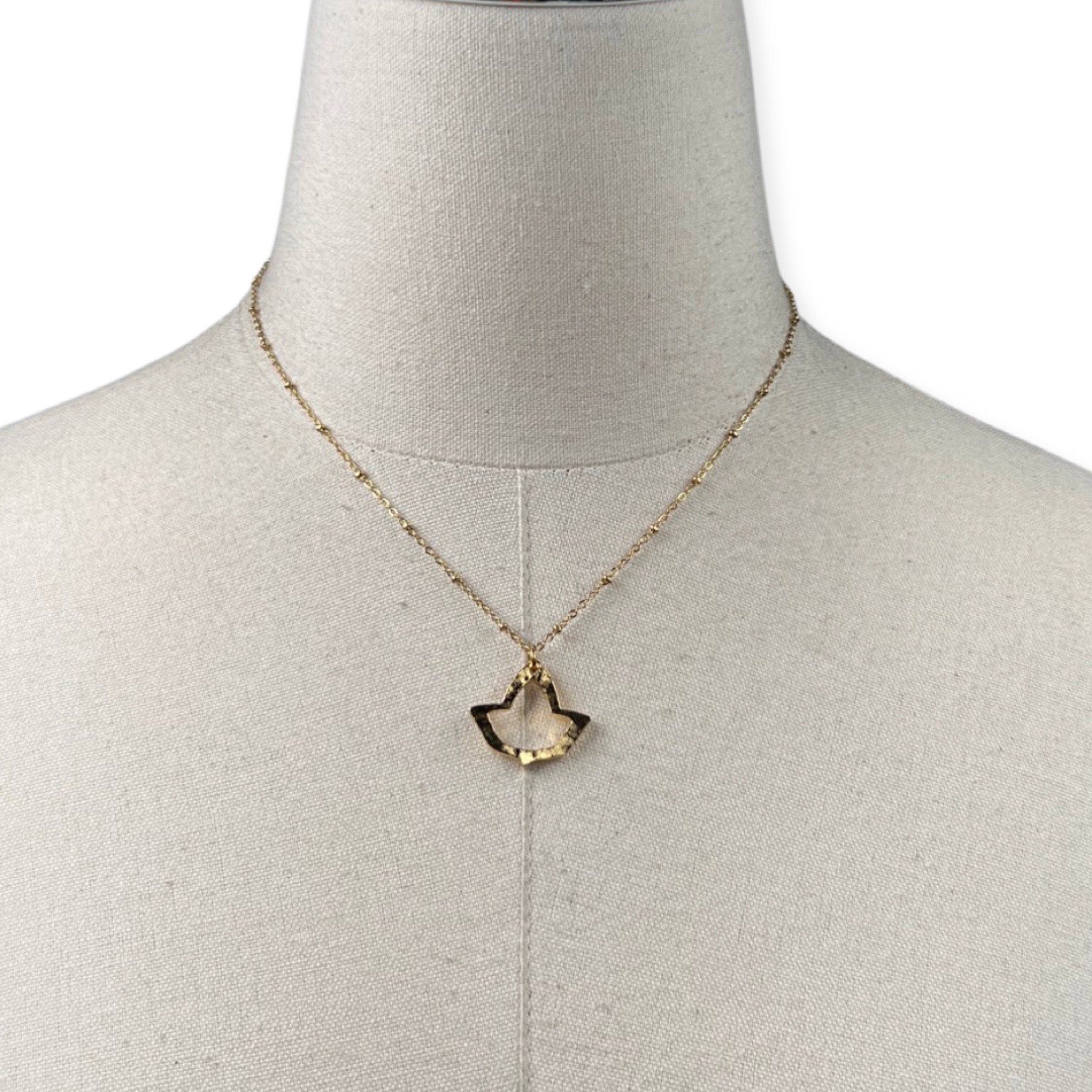 AKA Spot Necklace AKA Necklaces Cerese D, Inc. Gold