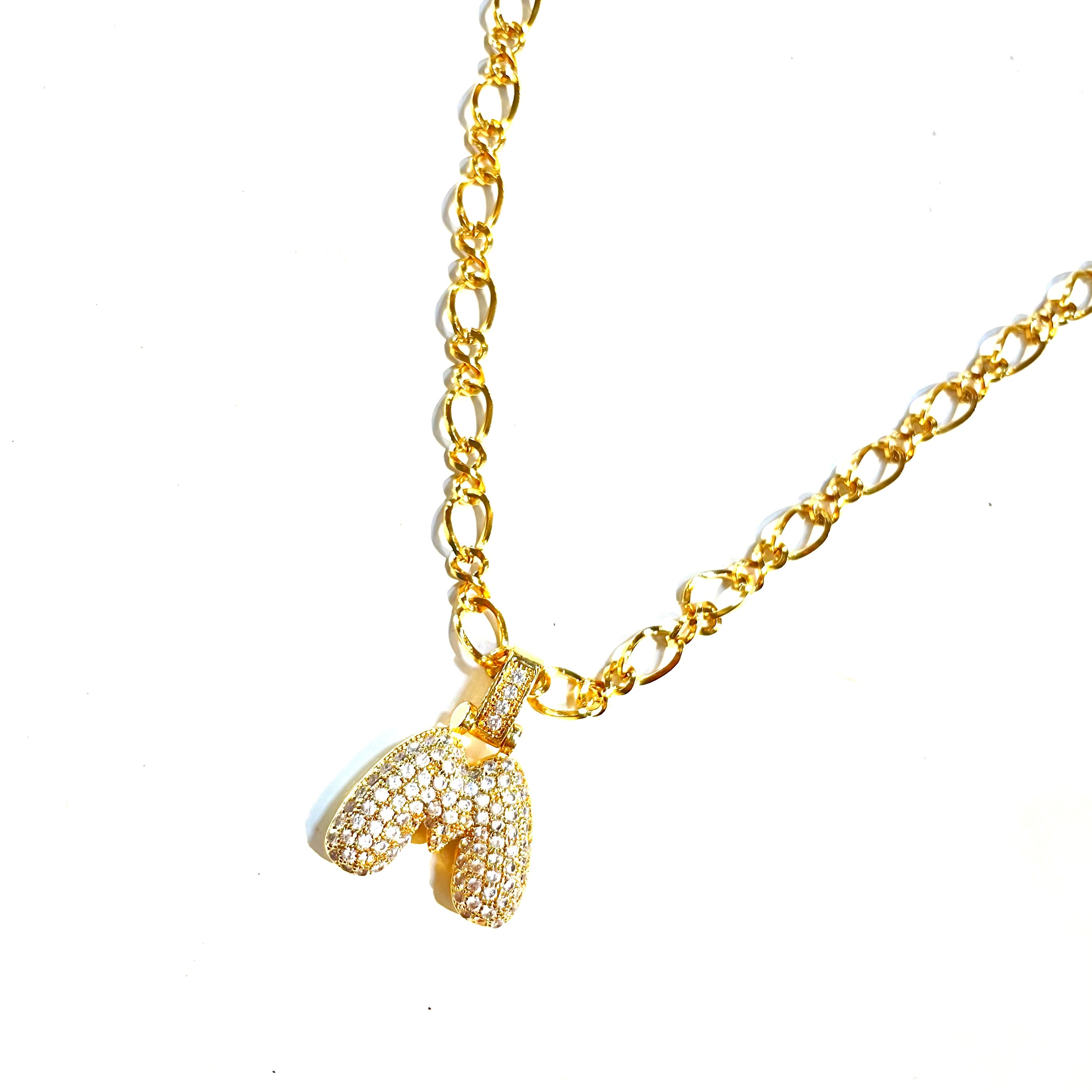 Initial Impression Necklace Necklaces Cerese D, Inc. Gold M