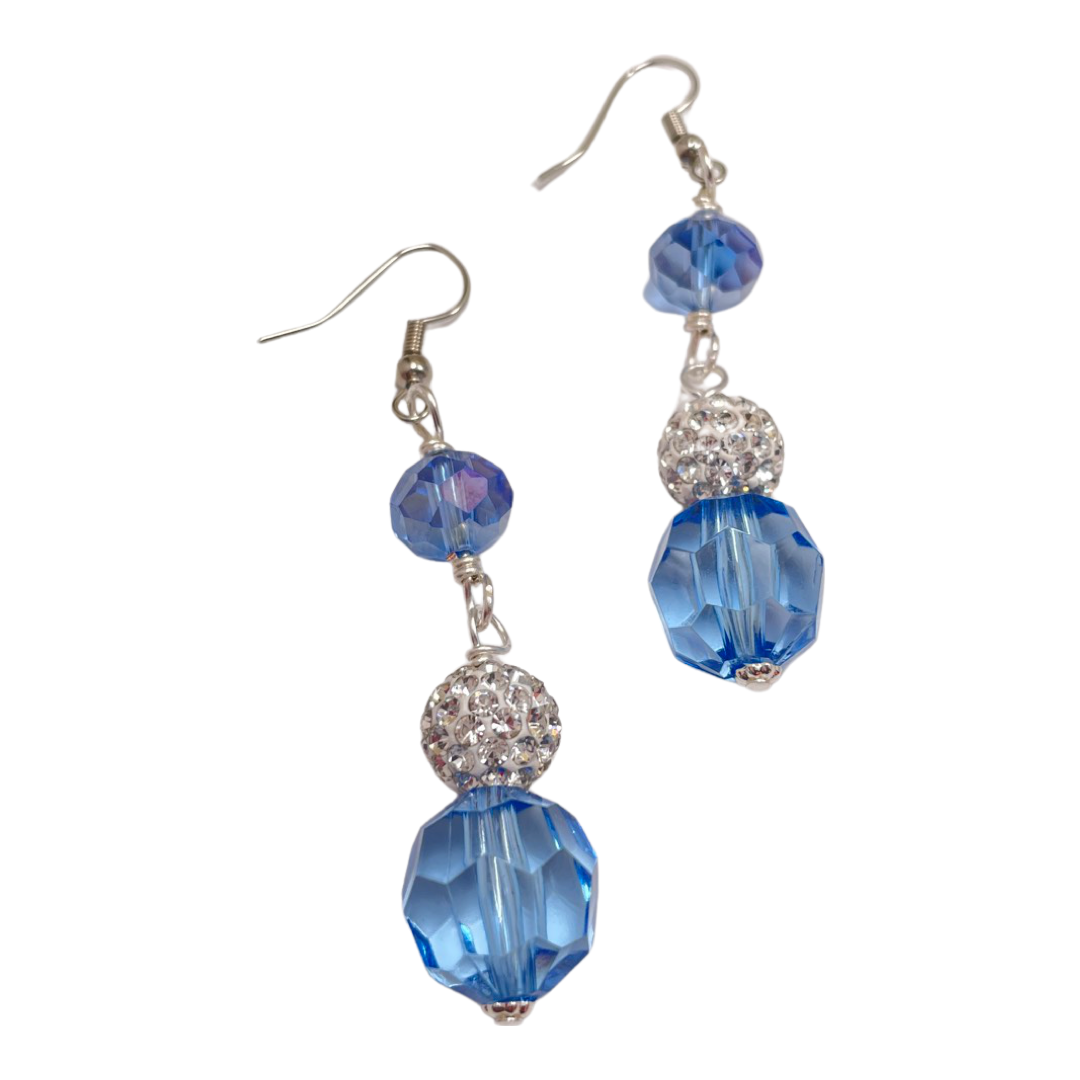Amicae Light Blue Earring Zeta Earring Cerese D, Inc.