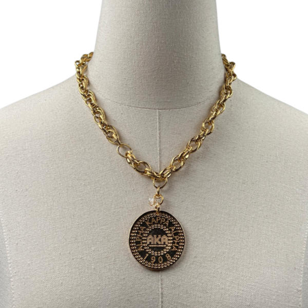 AKA Classic Rope Necklace AKA Necklaces Cerese D, Inc. Modern Gold