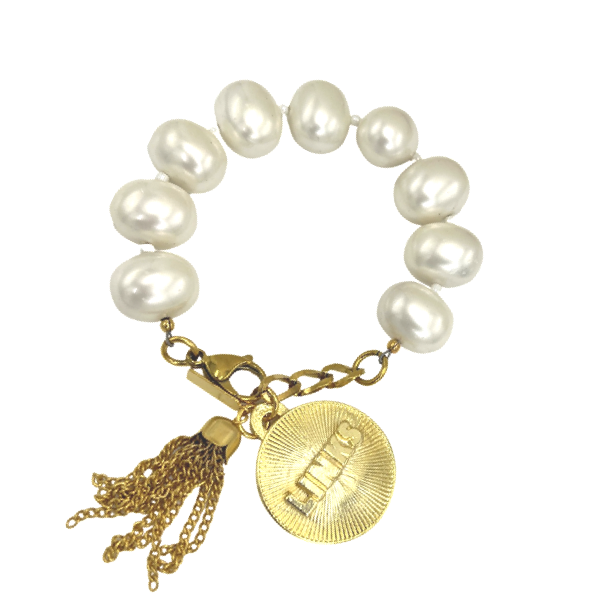 Links Classic Pearl Bracelet LINKS Bracelets Cerese D LINKS Radiant Gold