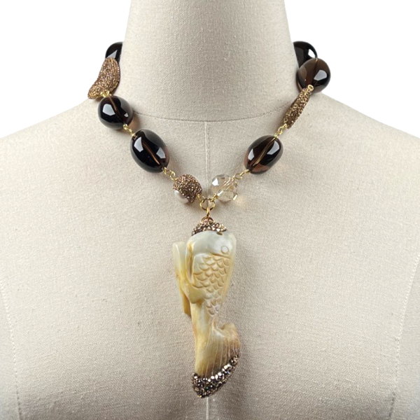 Jazlyn Whale Necklace OOAK Cerese D, Inc.