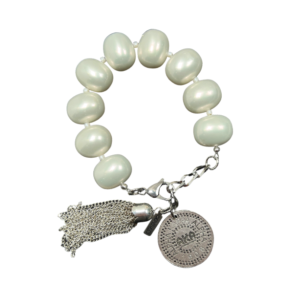 AKA Classic Pearl Bracelet AKA Bracelets Cerese D Jewelry Silver Modern