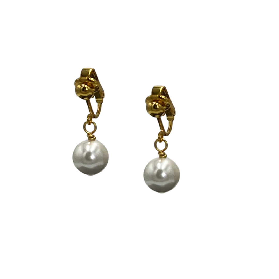 Classic 10 Coordination Earring Earrings Cerese D, Inc. Gold Clipped