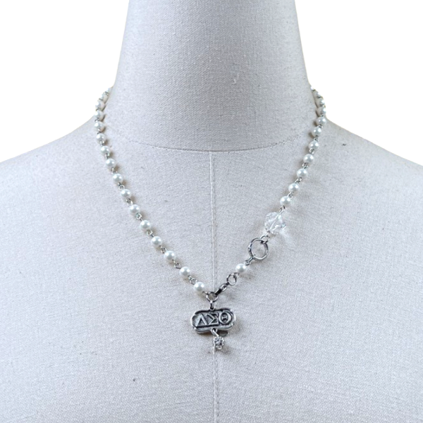 DST Refined Madrid Pearl Necklace DELTA Necklaces Cerese D, Inc.