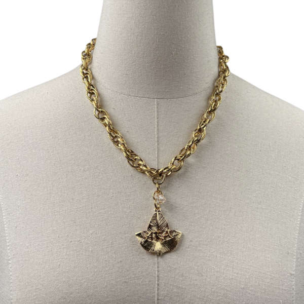 AKA Classic Rope Necklace AKA Necklaces Cerese D, Inc. Leaf Gold