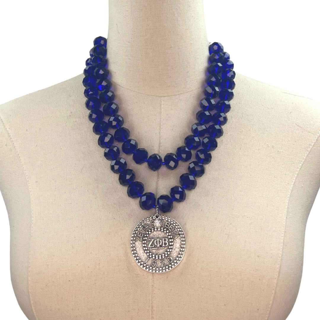 C13972 Zeta Zeta Necklace Cerese D, Inc. MODERN