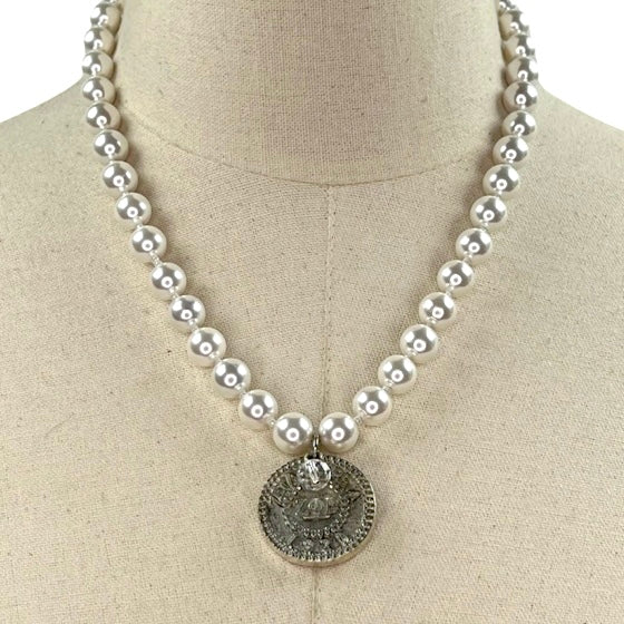 Zeta Classic Pearl 10 Necklace Zeta Necklace Cerese D Jewelry