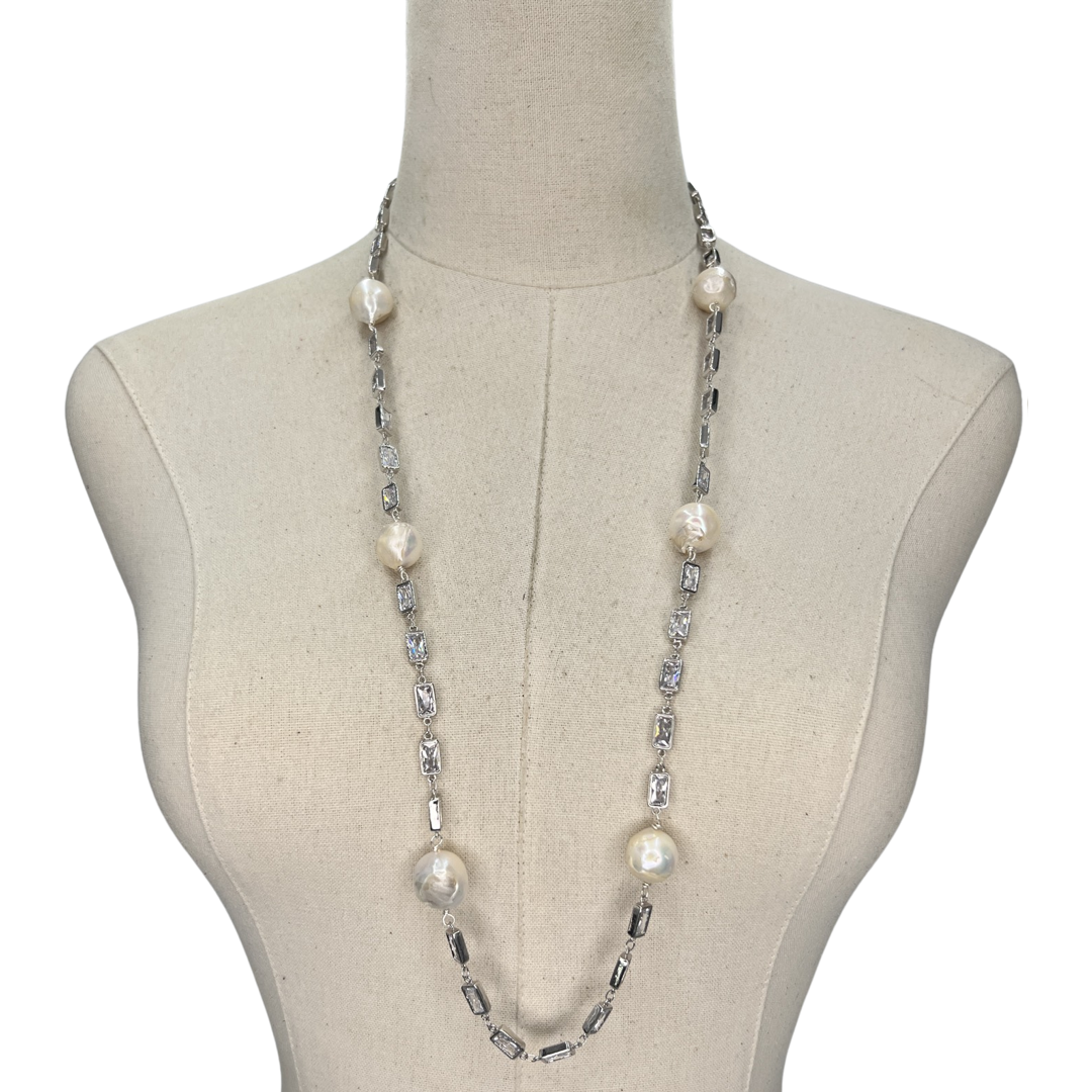 Livingston Necklace OOAK Cerese D, Inc. Opt. C - Pearls