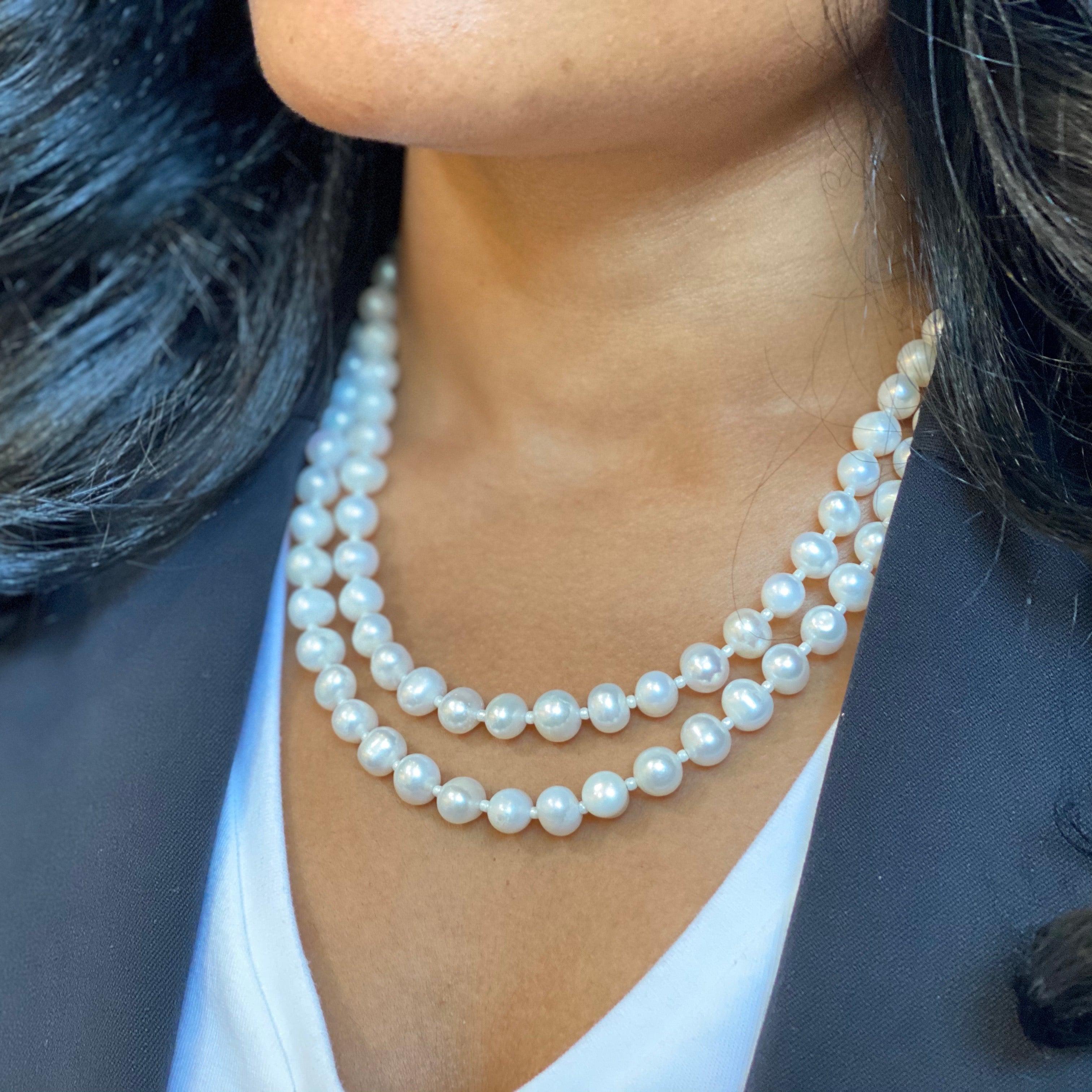 Breaking Barriers White Necklace Necklaces Cerese D Jewelry Silver