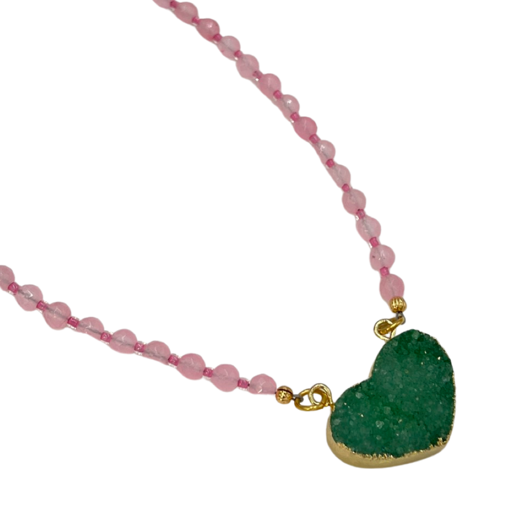 AKA Green Heart Necklace AKA Necklaces Cerese D, Inc.