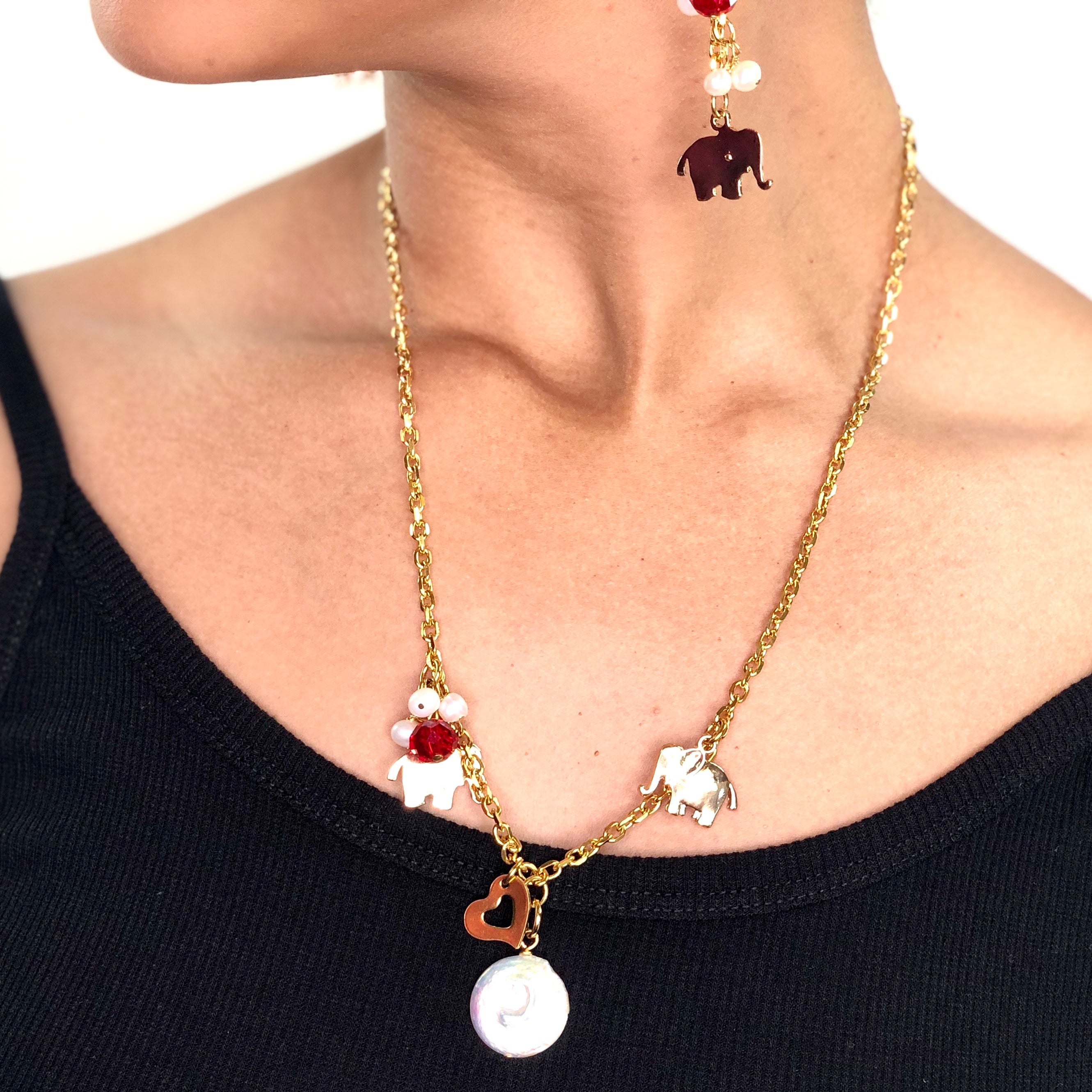 C14130 Delta DELTA Necklaces Cerese D, Inc. Gold