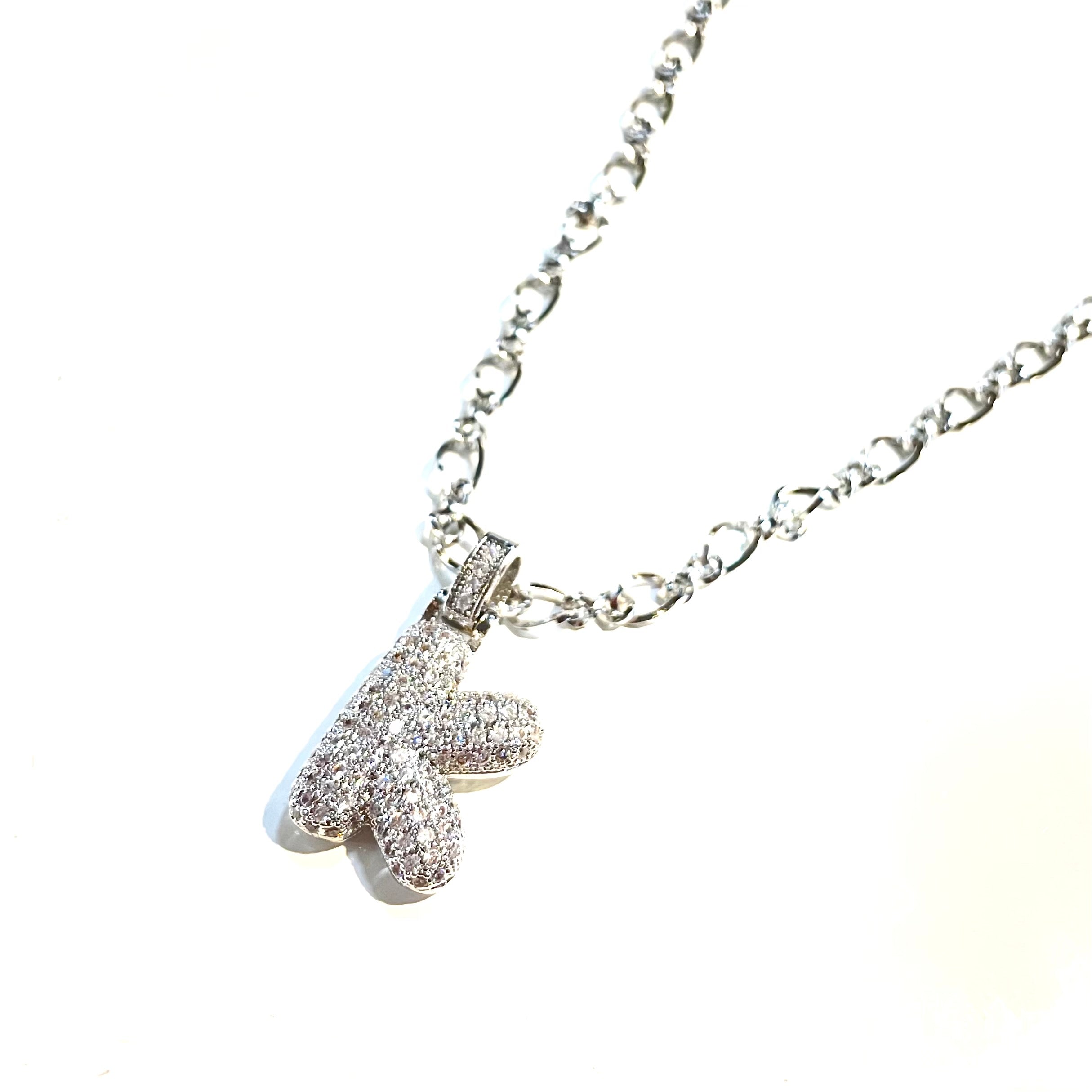 Initial Impression Necklace Necklaces Cerese D, Inc. Silver K