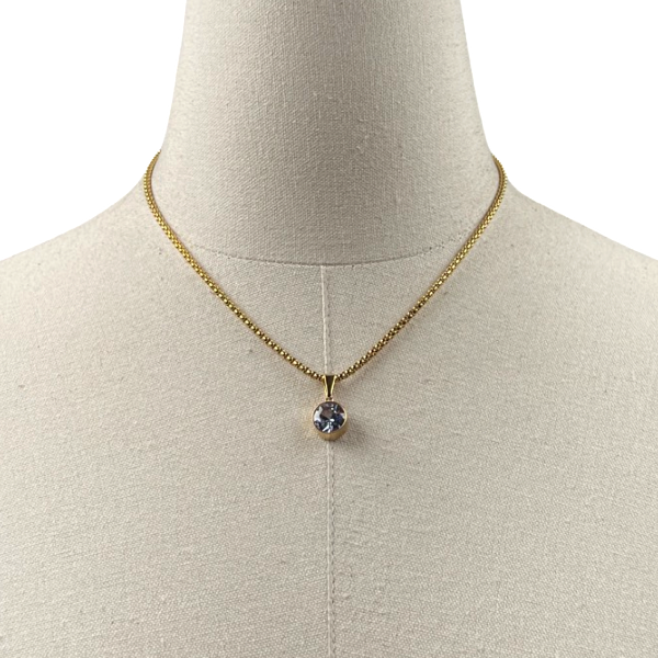 Andromeda Gold Dainty Necklace Necklaces Cerese D, Inc.
