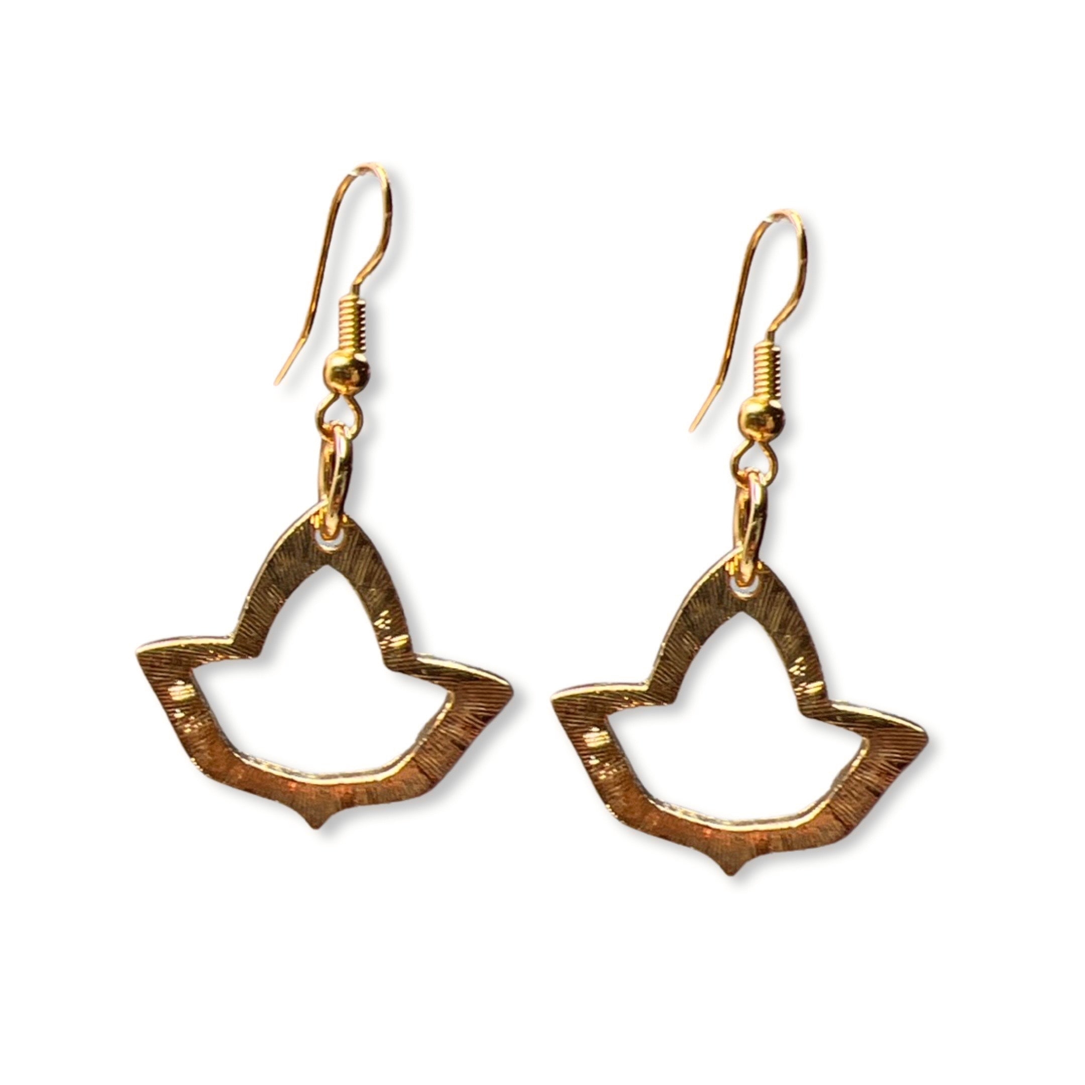 AKA Small Open Ivy Earring AKA Earrings Cerese D, Inc. Gold Pierced