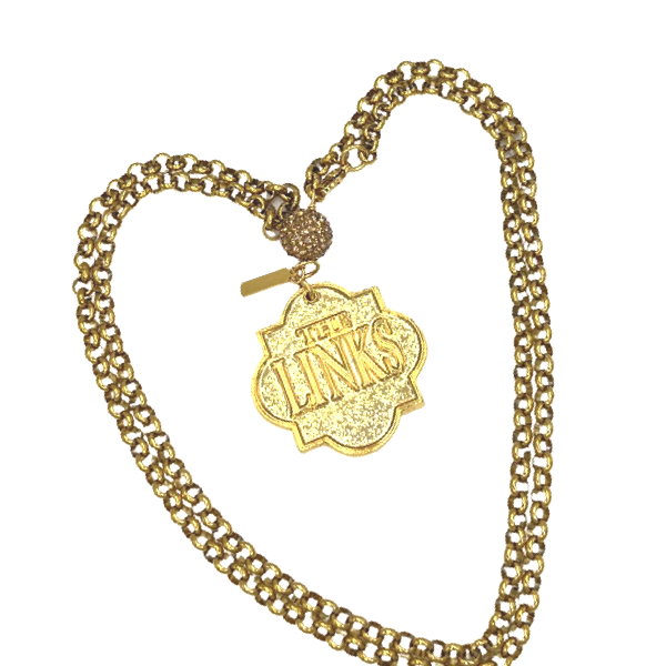 Links Classic 3 Way Gold Necklace Links Necklace Cerese D, Inc.