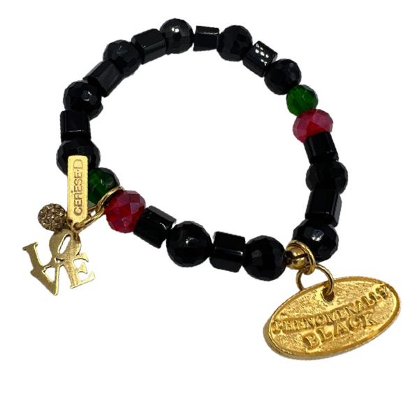 June's Deliverance Bracelet Black Excellence Cerese D, Inc. Gold