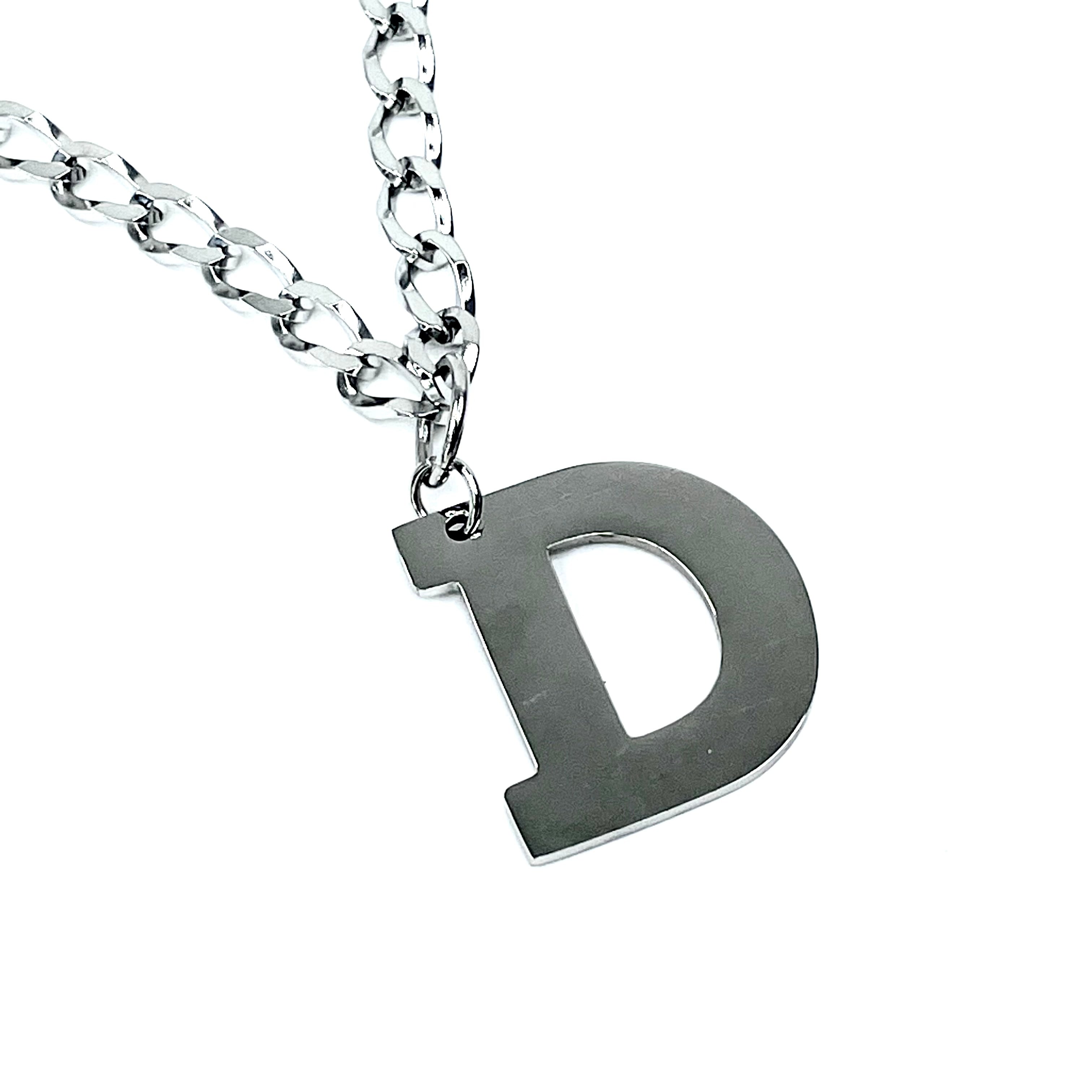 Lettering Legend Necklace Necklaces Cerese D, Inc. Silver D