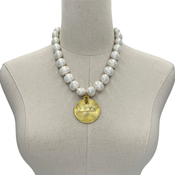 Links Classic Pearl Single Necklace LINKS Necklaces Cerese D Gold Radiant