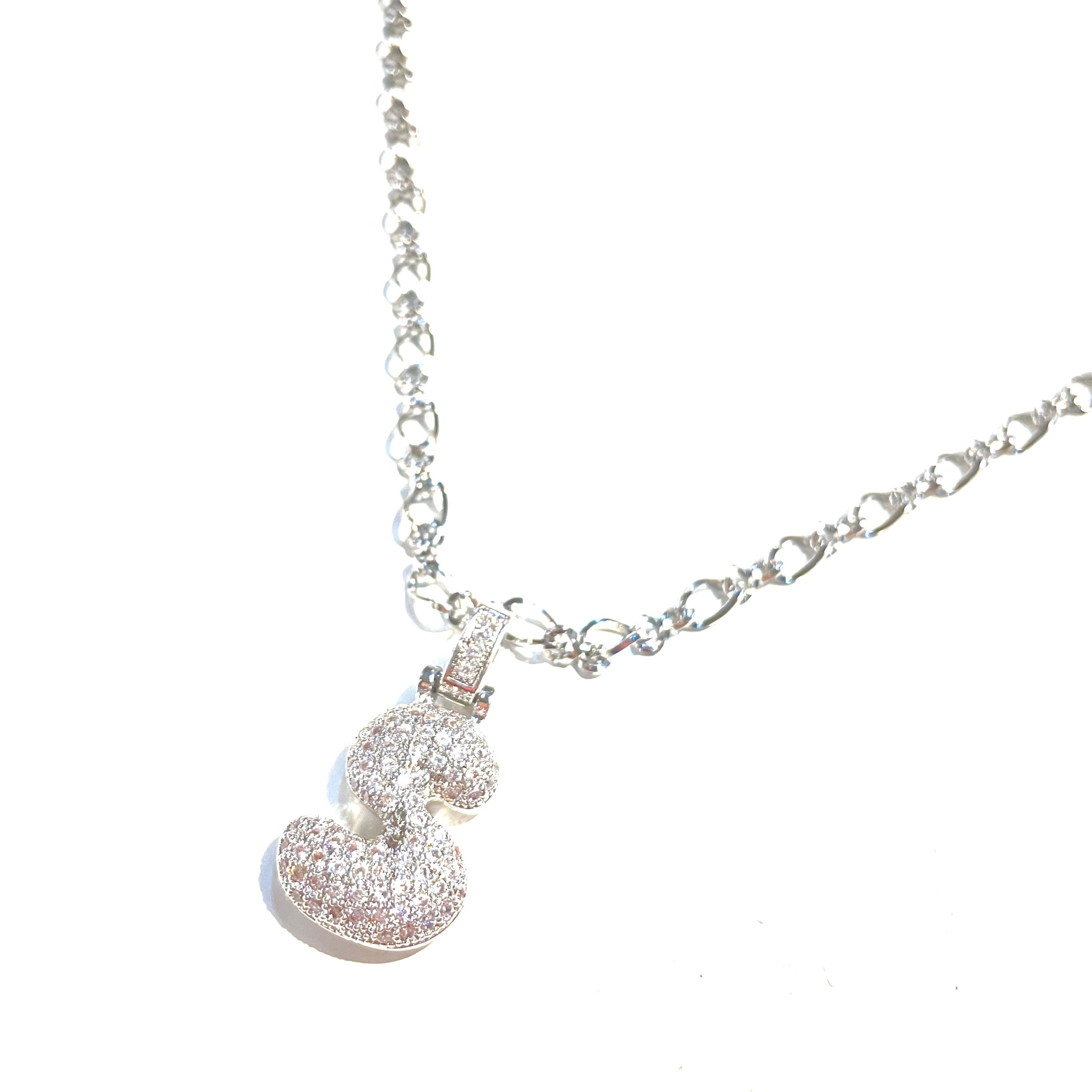 Initial Impression Necklace Necklaces Cerese D, Inc. Silver S