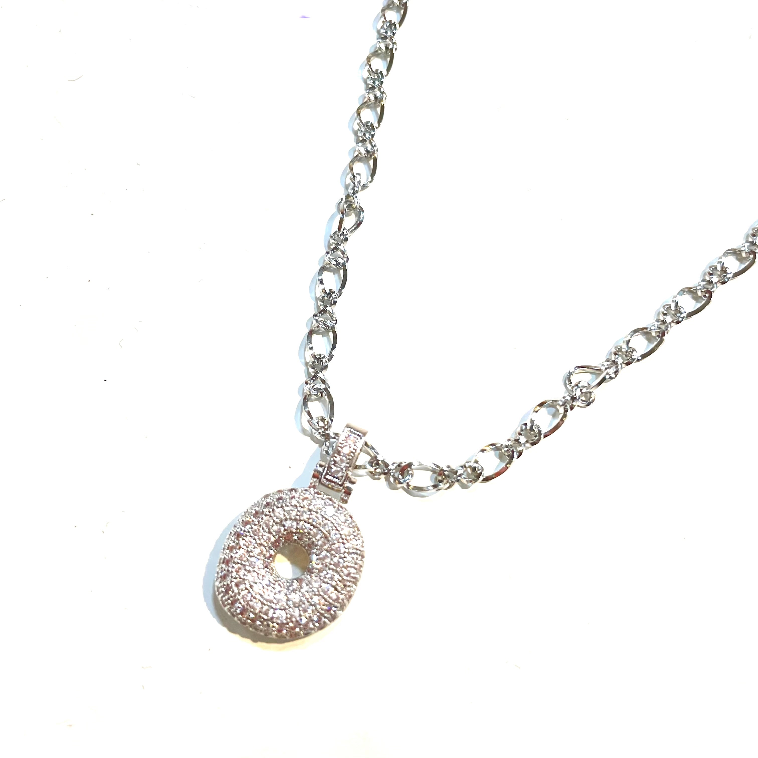 Initial Impression Necklace Necklaces Cerese D, Inc. Silver O