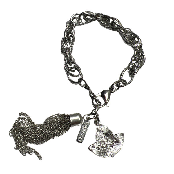 AKA Classic Rope Bracelet AKA Bracelets Cerese D, Inc. Leaf Silver