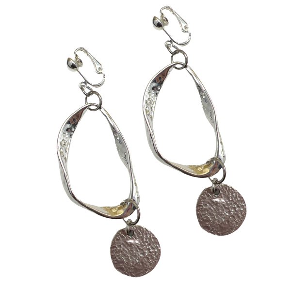 Clip-On For Orgs. Hoop Earrings Earrings Cerese D, Inc.