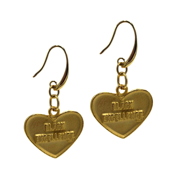 Simple Pleasures Earrings Black Excellence Cerese D, Inc. Gold