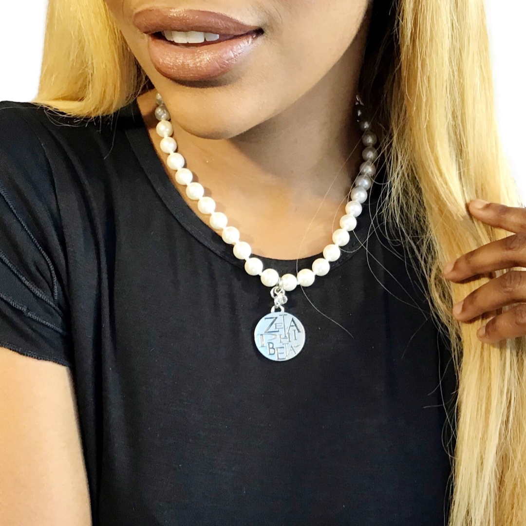 Zeta Classic Pearl 10 Necklace Zeta Necklace Cerese D Jewelry