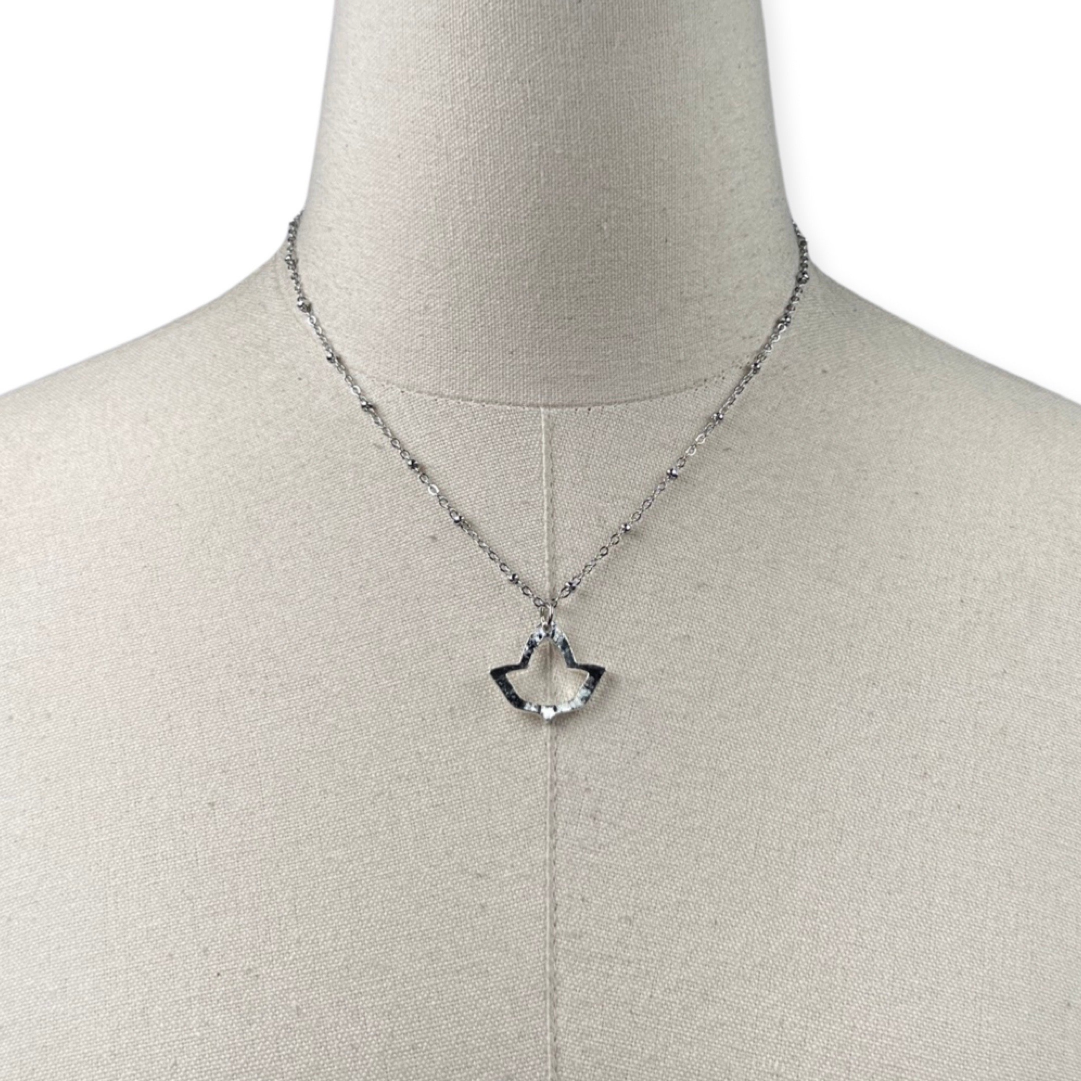 AKA Spot Necklace AKA Necklaces Cerese D, Inc. Silver