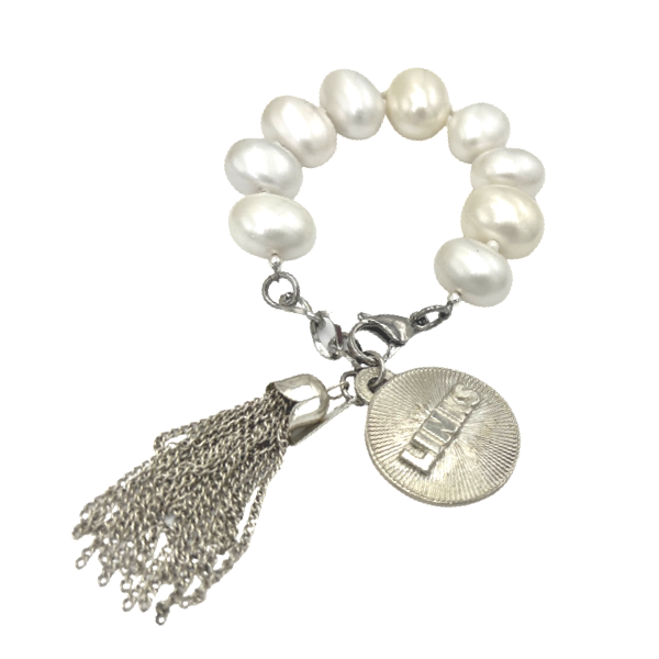 Links Classic Pearl Bracelet LINKS Bracelets Cerese D LINKS Radiant Silver