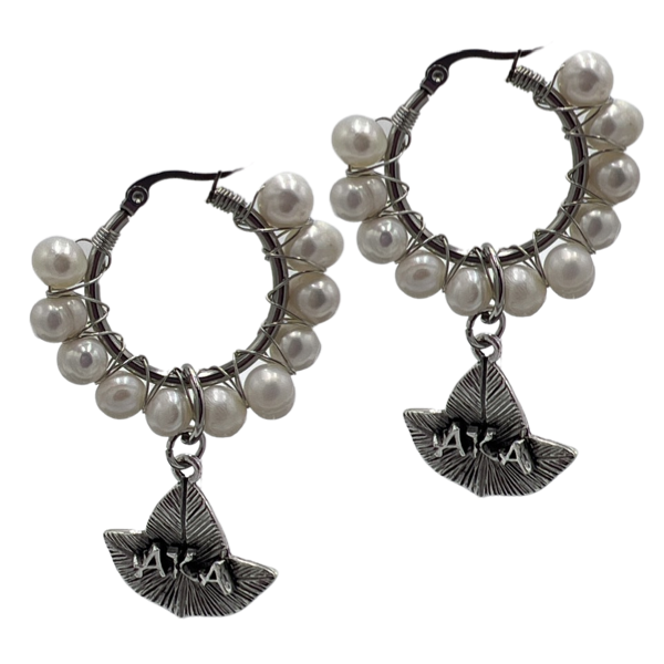 AKA Pleasures Earrings AKA Earrings Cerese D, Inc. AKA Leaf Silver