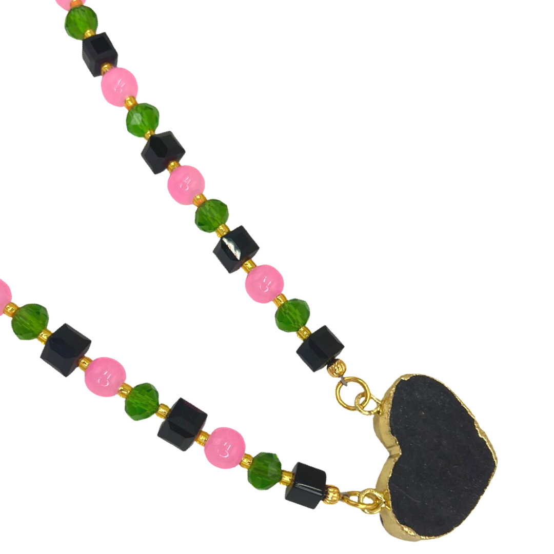 AKA Green Heart Necklace AKA Necklaces Cerese D, Inc.