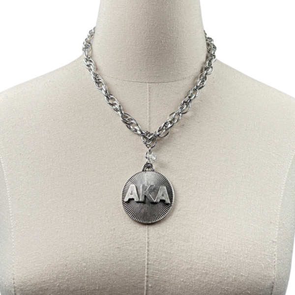 AKA Classic Rope Necklace AKA Necklaces Cerese D, Inc. Radiant Silver